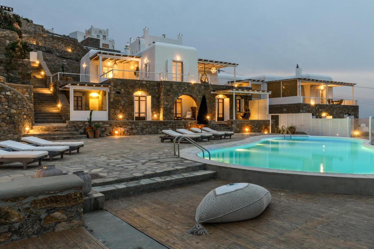Cosset Villa Bohochic Sea&Harbourview And Sunset By One-Villas Ornos  Exterior photo