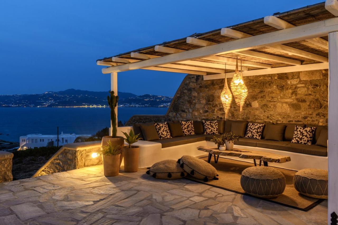 Cosset Villa Bohochic Sea&Harbourview And Sunset By One-Villas Ornos  Exterior photo