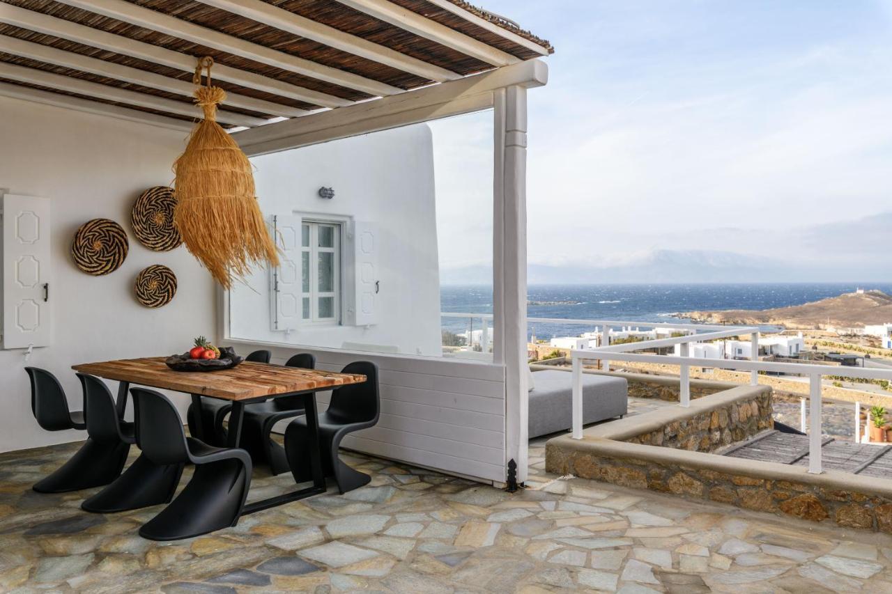 Cosset Villa Bohochic Sea&Harbourview And Sunset By One-Villas Ornos  Exterior photo