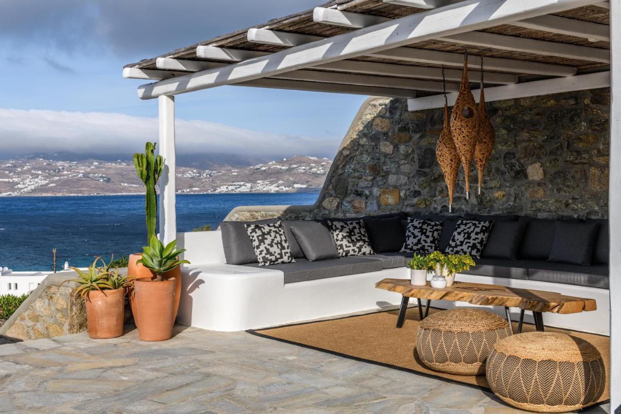 Cosset Villa Bohochic Sea&Harbourview And Sunset By One-Villas Ornos  Exterior photo