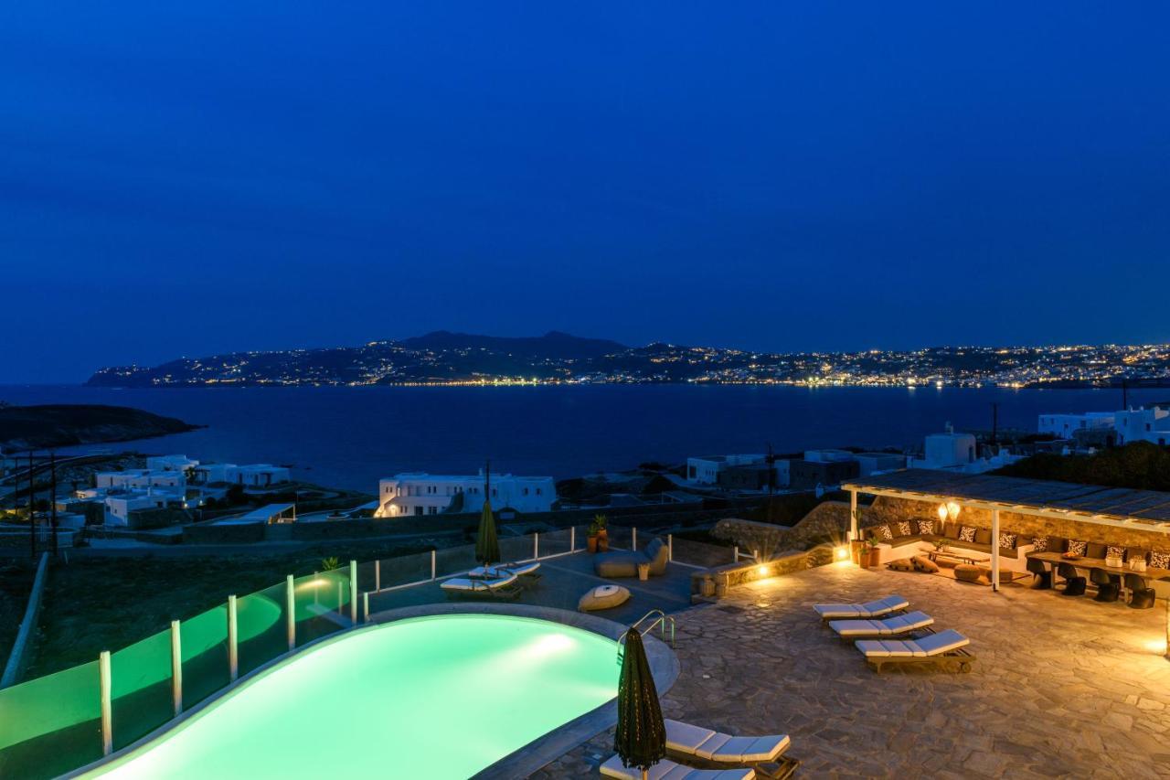 Cosset Villa Bohochic Sea&Harbourview And Sunset By One-Villas Ornos  Exterior photo
