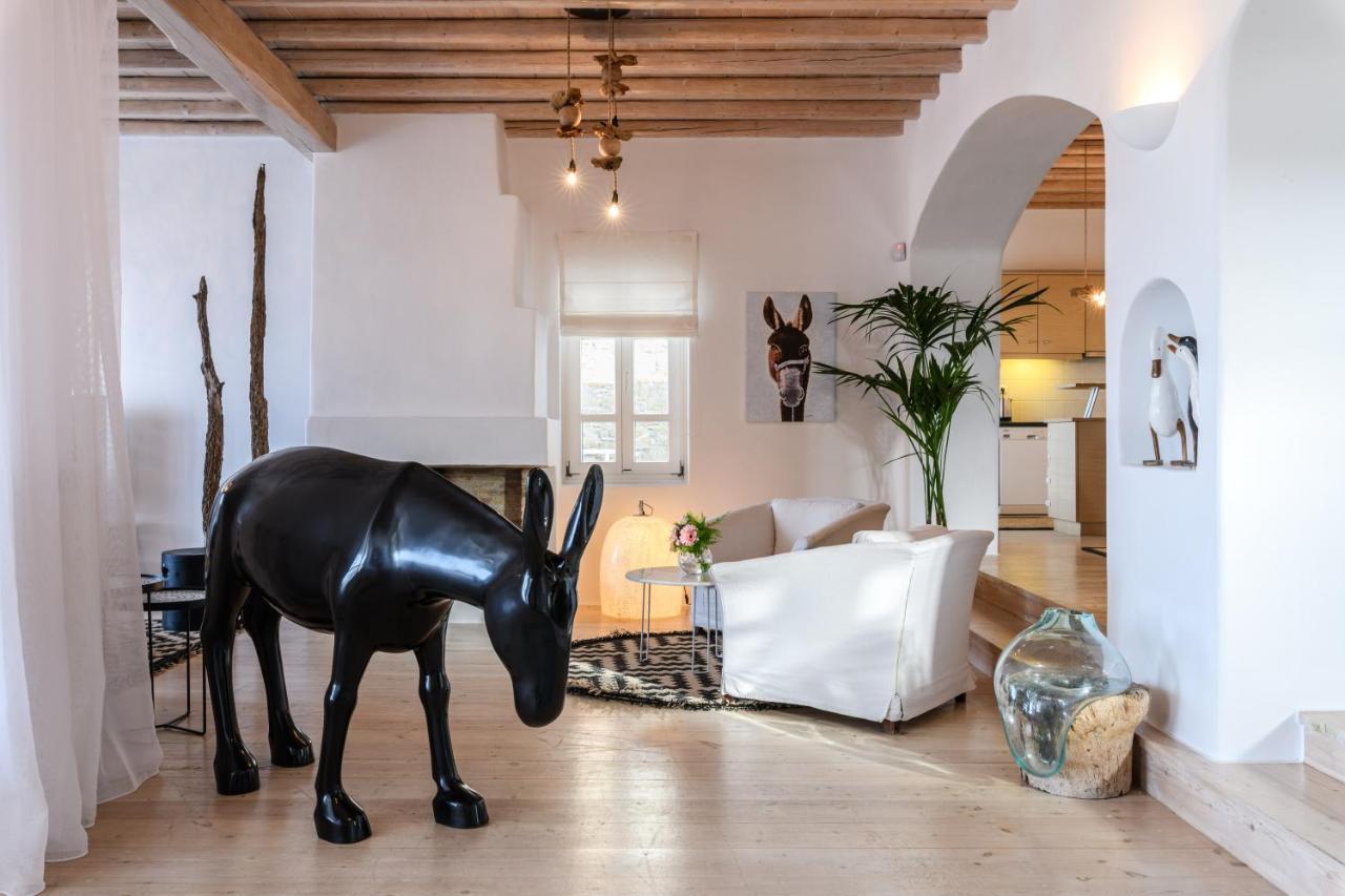 Cosset Villa Bohochic Sea&Harbourview And Sunset By One-Villas Ornos  Exterior photo