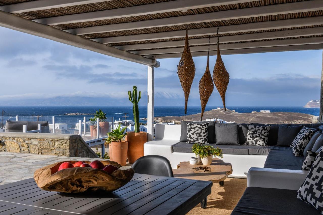 Cosset Villa Bohochic Sea&Harbourview And Sunset By One-Villas Ornos  Exterior photo
