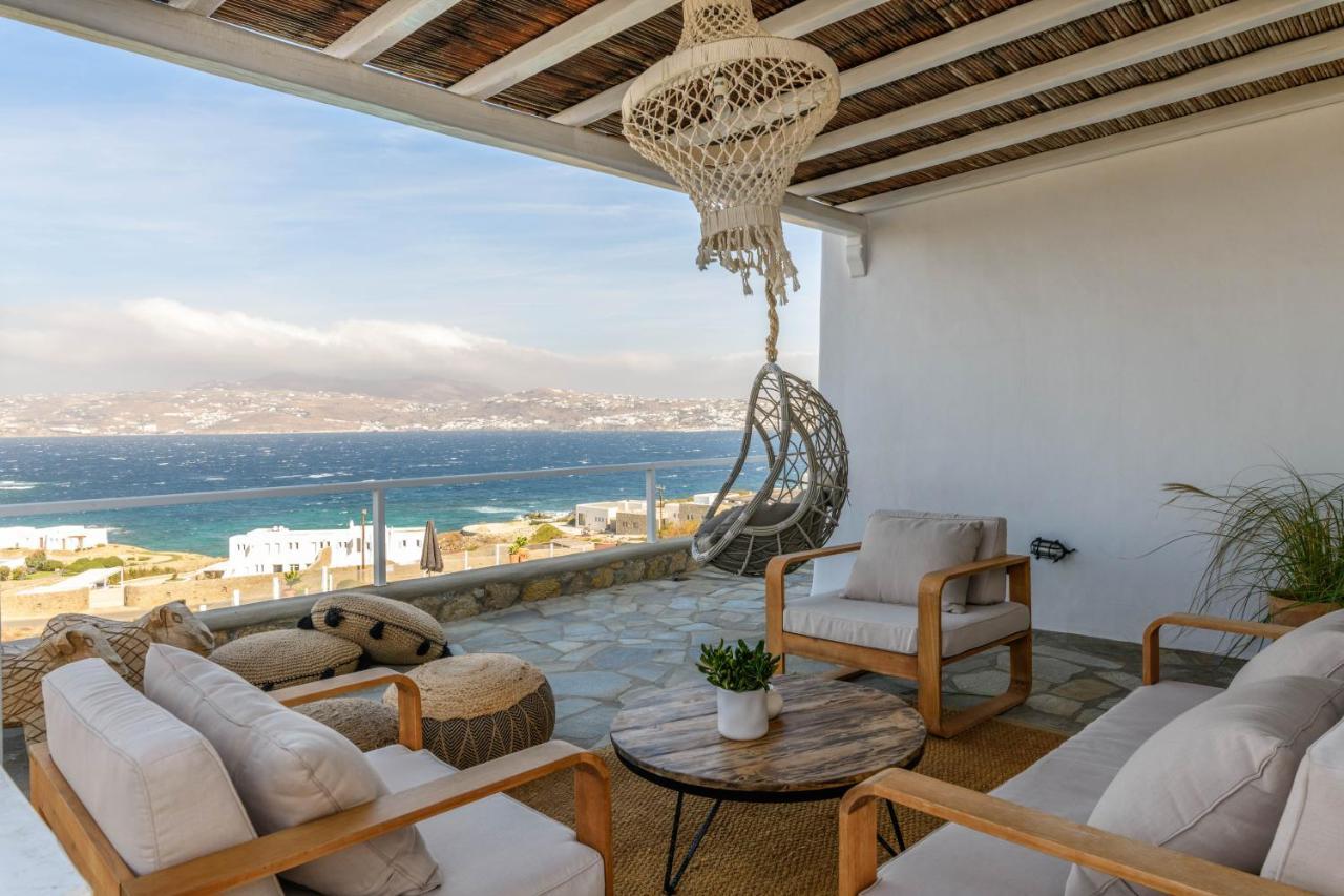 Cosset Villa Bohochic Sea&Harbourview And Sunset By One-Villas Ornos  Exterior photo