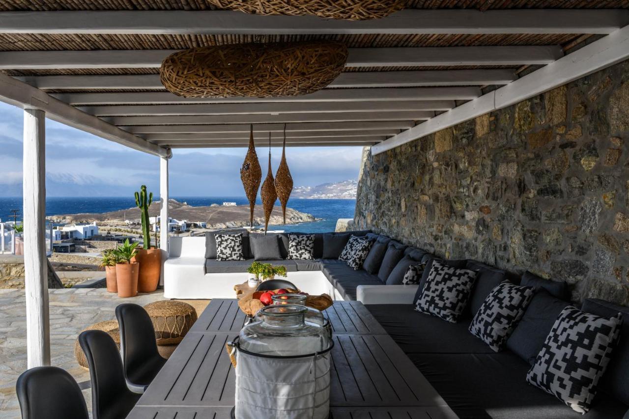 Cosset Villa Bohochic Sea&Harbourview And Sunset By One-Villas Ornos  Exterior photo