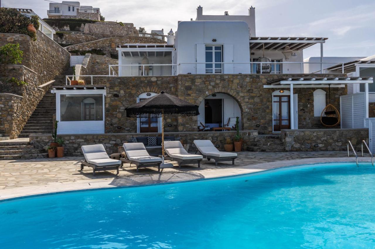 Cosset Villa Bohochic Sea&Harbourview And Sunset By One-Villas Ornos  Exterior photo